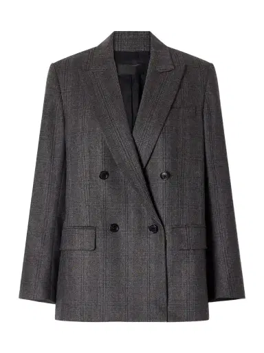 Nili Lotan Leston Checked Wool-blend Blazer | Thumbnail 1 Nili Lotan Leston Checked Wool-blend Blazer | Thumbnail 1