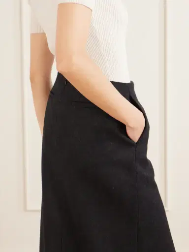 Nili Lotan Mariha Wool Midi Skirt | Thumbnail 5 Nili Lotan Mariha Wool Midi Skirt | Thumbnail 5