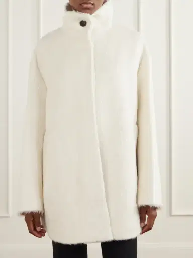 Joseph Melda Alpaca And Wool-blend Coat | Thumbnail 3 Joseph Melda Alpaca And Wool-blend Coat | Thumbnail 3