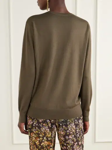 Dries Van Noten Merino Wool Sweater | Thumbnail 3 Dries Van Noten Merino Wool Sweater | Thumbnail 3