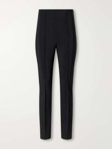 RÓHE Pintucked Grain De Poudre Slim-fit Pants | Thumbnail 1 RÓHE Pintucked Grain De Poudre Slim-fit Pants | Thumbnail 1