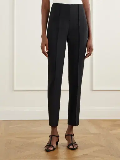 RÓHE Pintucked Grain De Poudre Slim-fit Pants | Thumbnail 3 RÓHE Pintucked Grain De Poudre Slim-fit Pants | Thumbnail 3