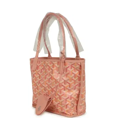 goyard Goyard Goyardine Anjou Powder Pink Mini Bag Palladium Hardware | Thumbnail 5 goyard Goyard Goyardine Anjou Powder Pink Mini Bag Palladium Hardware | Thumbnail 5