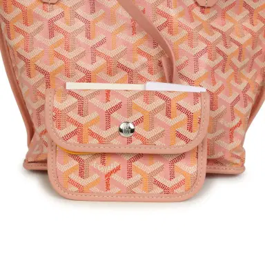 goyard Goyard Goyardine Anjou Powder Pink Mini Bag Palladium Hardware | Thumbnail 7 goyard Goyard Goyardine Anjou Powder Pink Mini Bag Palladium Hardware | Thumbnail 7
