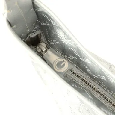 goyard Goyard Goyardine Silver Metallic Boheme Hobo Palladium Hardware | Thumbnail 8 goyard Goyard Goyardine Silver Metallic Boheme Hobo Palladium Hardware | Thumbnail 8