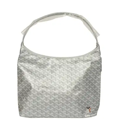 goyard Goyard Goyardine Silver Metallic Boheme Hobo Palladium Hardware | Thumbnail 1 goyard Goyard Goyardine Silver Metallic Boheme Hobo Palladium Hardware | Thumbnail 1
