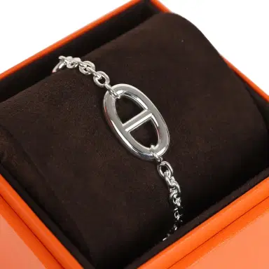 HERMÈS Hermes Farandole Bracelet Short Sterling Silver Hardware | Thumbnail 3 HERMÈS Hermes Farandole Bracelet Short Sterling Silver Hardware | Thumbnail 3