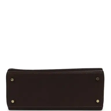 HERMÈS Hermes Kelly Retourne 28 Ebene Barenia Faubourg Gold Hardware | Thumbnail 6 HERMÈS Hermes Kelly Retourne 28 Ebene Barenia Faubourg Gold Hardware | Thumbnail 6