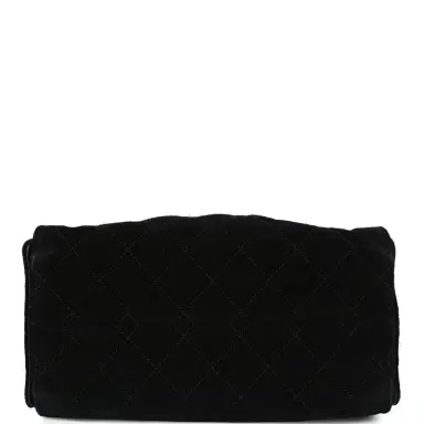 Chanel Pre-owned Chanel Small 25 Hobo Bag Black Suede Antique Gold Hardware | Thumbnail 7 Chanel Pre-owned Chanel Small 25 Hobo Bag Black Suede Antique Gold Hardware | Thumbnail 7