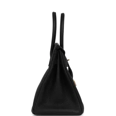HERMÈS Pre-owned Hermes Birkin 30 Black Togo Gold Hardware | Thumbnail 3 HERMÈS Pre-owned Hermes Birkin 30 Black Togo Gold Hardware | Thumbnail 3