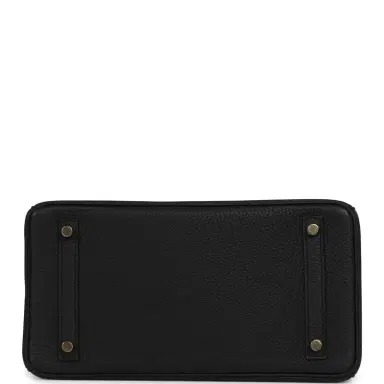 HERMÈS Pre-owned Hermes Birkin 30 Black Togo Gold Hardware | Thumbnail 6 HERMÈS Pre-owned Hermes Birkin 30 Black Togo Gold Hardware | Thumbnail 6