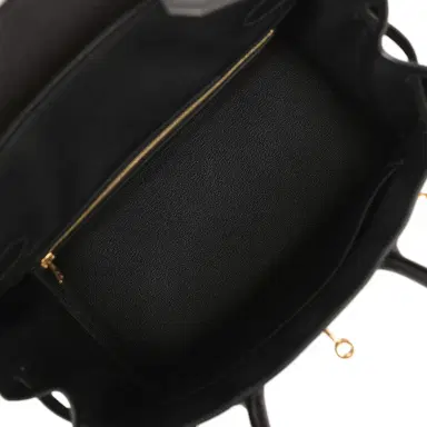HERMÈS Pre-owned Hermes Birkin 30 Black Togo Gold Hardware | Thumbnail 9 HERMÈS Pre-owned Hermes Birkin 30 Black Togo Gold Hardware | Thumbnail 9