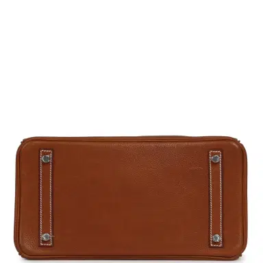 HERMÈS Pre-owned Hermes Birkin 30 Fauve Barenia Faubourg Palladium Hardware | Thumbnail 6 HERMÈS Pre-owned Hermes Birkin 30 Fauve Barenia Faubourg Palladium Hardware | Thumbnail 6