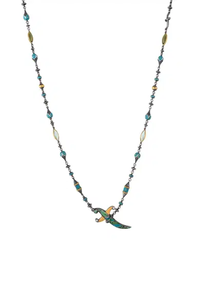 SEVAN BICAKCI Tourmaline Diamond Micro Dagger Chain Necklace | Thumbnail 1 SEVAN BICAKCI Tourmaline Diamond Micro Dagger Chain Necklace | Thumbnail 1