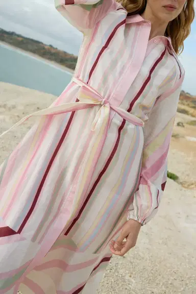 ASTON STUDIO Saskia Midi Wrap Dress | Thumbnail 3 ASTON STUDIO Saskia Midi Wrap Dress | Thumbnail 3