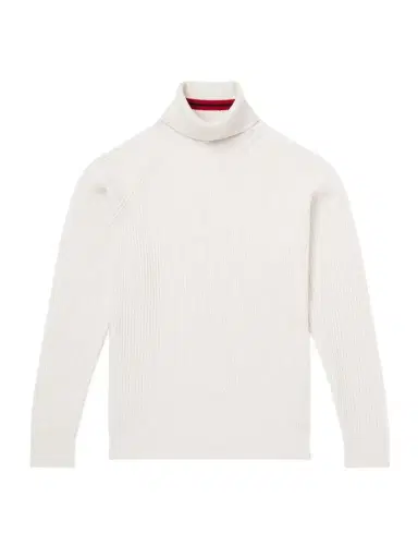 Canali Ribbed Cashmere Rollneck Sweater - Men | Thumbnail 1 Canali Ribbed Cashmere Rollneck Sweater - Men | Thumbnail 1