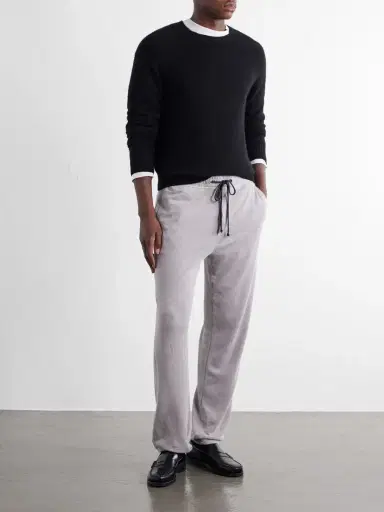 James Perse Straight-Leg Supima Cotton-Jersey Sweatpants - Men | Thumbnail 2 James Perse Straight-Leg Supima Cotton-Jersey Sweatpants - Men | Thumbnail 2