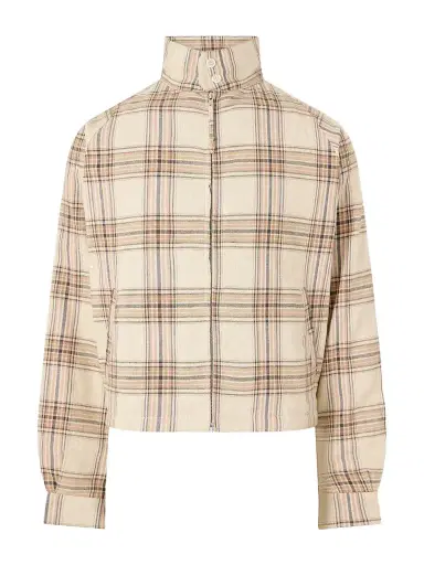 Kardo Stanley Embroidered Checked Cotton Bomber Jacket - Men | Thumbnail 1 Kardo Stanley Embroidered Checked Cotton Bomber Jacket - Men | Thumbnail 1
