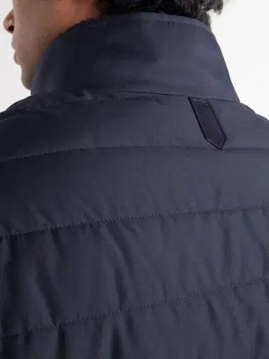 Canali Leather-Trimmed Quilted Shell Bomber Jacket - Men | Thumbnail 6 Canali Leather-Trimmed Quilted Shell Bomber Jacket - Men | Thumbnail 6