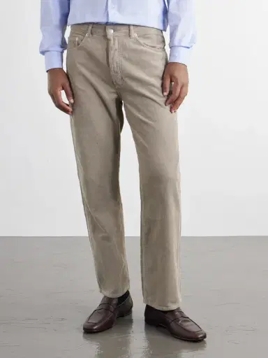 OFFICINE GÉNÉRALE Straight-Leg Cotton-Corduroy Trousers - Men | Thumbnail 3 OFFICINE GÉNÉRALE Straight-Leg Cotton-Corduroy Trousers - Men | Thumbnail 3