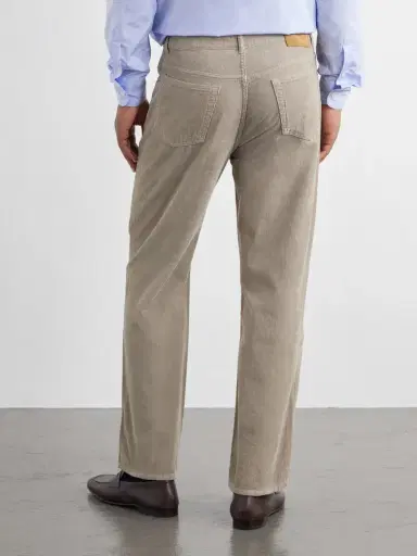 OFFICINE GÉNÉRALE Straight-Leg Cotton-Corduroy Trousers - Men | Thumbnail 4 OFFICINE GÉNÉRALE Straight-Leg Cotton-Corduroy Trousers - Men | Thumbnail 4