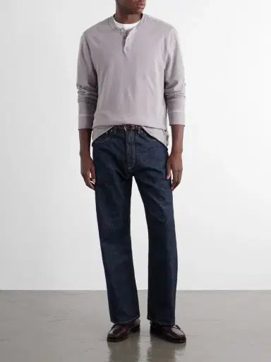 James Perse Cotton-Jersey Henley T-Shirt - Men | Thumbnail 2 James Perse Cotton-Jersey Henley T-Shirt - Men | Thumbnail 2