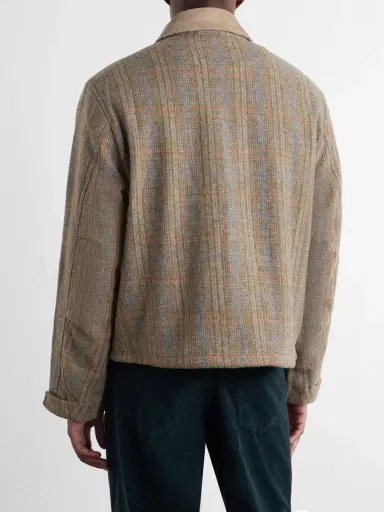 FrizmWORKS Corduroy-Trimmed Checked Wool Jacket - Men | Thumbnail 4 FrizmWORKS Corduroy-Trimmed Checked Wool Jacket - Men | Thumbnail 4