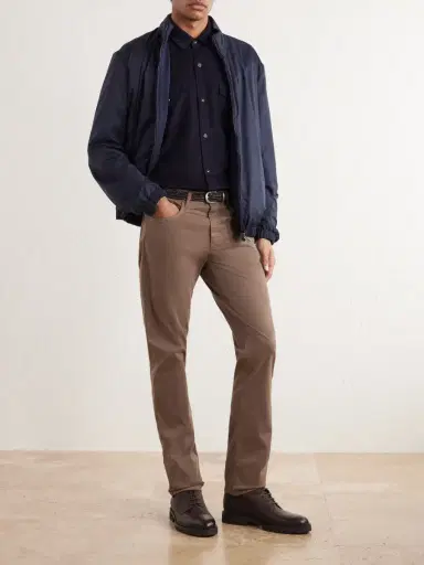 Canali Cotton-Corduroy Shirt - Men | Thumbnail 2 Canali Cotton-Corduroy Shirt - Men | Thumbnail 2