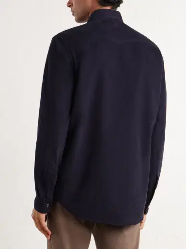 Canali Cotton-Corduroy Shirt - Men | Thumbnail 4 Canali Cotton-Corduroy Shirt - Men | Thumbnail 4