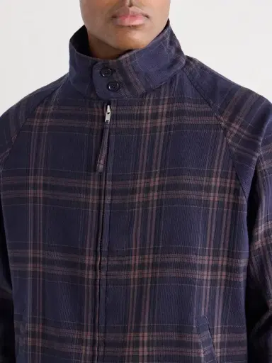 Kardo Stanley Embroidered Checked Cotton Bomber Jacket - Men | Thumbnail 5 Kardo Stanley Embroidered Checked Cotton Bomber Jacket - Men | Thumbnail 5