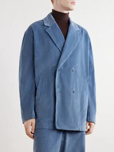Casey Casey Double-Breasted Cotton-Corduroy Blazer - Men | Thumbnail 3 Casey Casey Double-Breasted Cotton-Corduroy Blazer - Men | Thumbnail 3