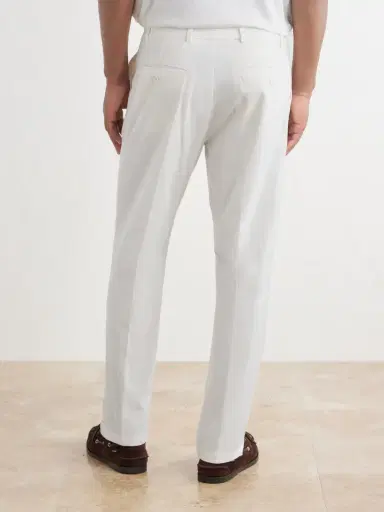 James Perse Slim-Fit Stretch Cotton-Blend Trousers - Men | Thumbnail 4 James Perse Slim-Fit Stretch Cotton-Blend Trousers - Men | Thumbnail 4