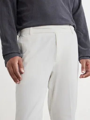 James Perse Slim-Fit Stretch Cotton-Blend Trousers - Men | Thumbnail 5 James Perse Slim-Fit Stretch Cotton-Blend Trousers - Men | Thumbnail 5