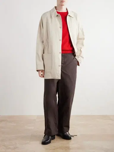 Casey Casey Weiping Crinkled-Cotton jacket - Men | Thumbnail 2 Casey Casey Weiping Crinkled-Cotton jacket - Men | Thumbnail 2