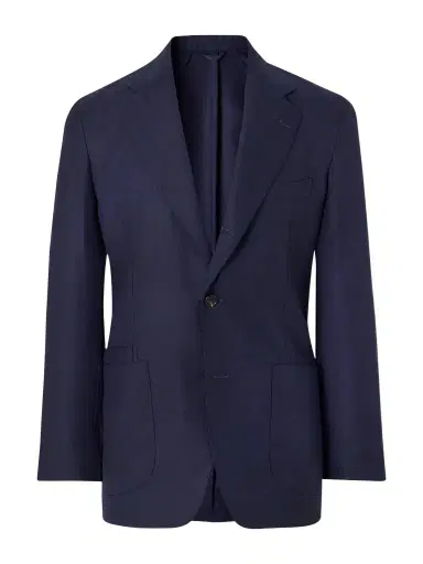 Drake's Virgin Wool Canvas Blazer - Men | Thumbnail 1 Drake's Virgin Wool Canvas Blazer - Men | Thumbnail 1