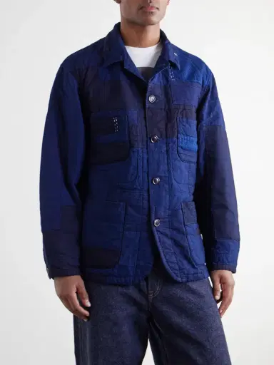 Blue Blue Japan Nenrin Patchwork Cotton Jacket - Men | Thumbnail 3 Blue Blue Japan Nenrin Patchwork Cotton Jacket - Men | Thumbnail 3