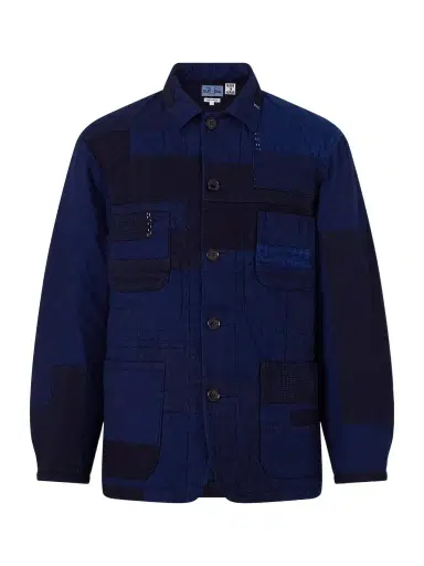 Blue Blue Japan Nenrin Patchwork Cotton Jacket - Men | Thumbnail 1 Blue Blue Japan Nenrin Patchwork Cotton Jacket - Men | Thumbnail 1
