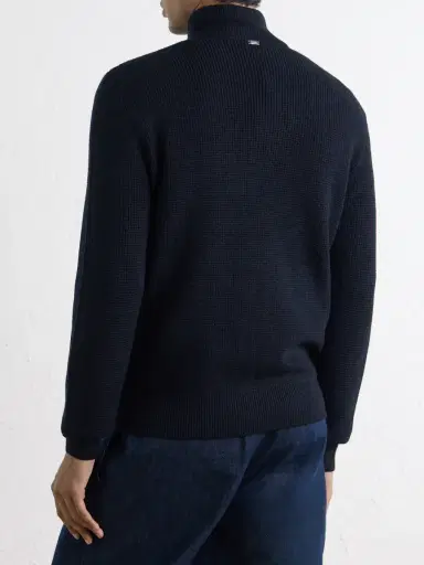 HERNO Waffle-Knit Wool-Trimmed Quilted Shell Down Jacket - Men | Thumbnail 4 HERNO Waffle-Knit Wool-Trimmed Quilted Shell Down Jacket - Men | Thumbnail 4