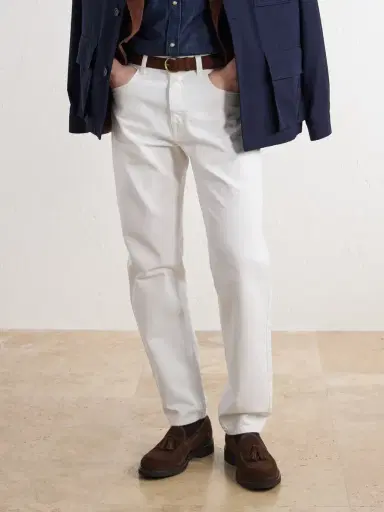 Canali Tasseled Nubuck Loafers - Men | Thumbnail 2 Canali Tasseled Nubuck Loafers - Men | Thumbnail 2