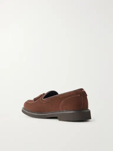 Canali Tasseled Nubuck Loafers - Men | Thumbnail 4 Canali Tasseled Nubuck Loafers - Men | Thumbnail 4