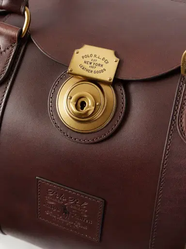 Polo Ralph Lauren Leather Weekend Bag - Men | Thumbnail 5 Polo Ralph Lauren Leather Weekend Bag - Men | Thumbnail 5