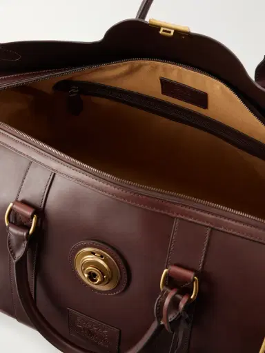 Polo Ralph Lauren Leather Weekend Bag - Men | Thumbnail 6 Polo Ralph Lauren Leather Weekend Bag - Men | Thumbnail 6