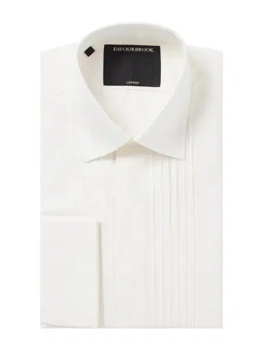 Favourbrook Classic-Collar Pintucked Cotton-Poplin Tuxedo Shirt - Men | Thumbnail 1 Favourbrook Classic-Collar Pintucked Cotton-Poplin Tuxedo Shirt - Men | Thumbnail 1