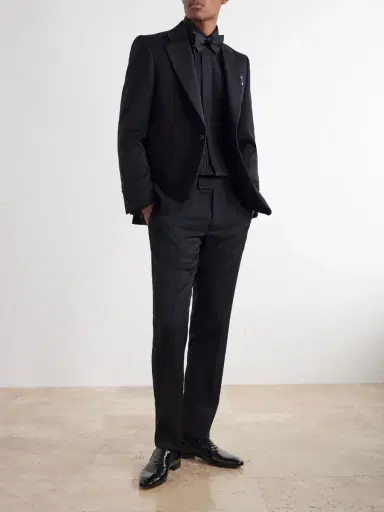 Favourbrook Cutaway-Collar Pintucked Cotton-Poplin Tuxedo Shirt - Men | Thumbnail 2 Favourbrook Cutaway-Collar Pintucked Cotton-Poplin Tuxedo Shirt - Men | Thumbnail 2