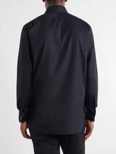 Favourbrook Cutaway-Collar Pintucked Cotton-Poplin Tuxedo Shirt - Men | Thumbnail 4 Favourbrook Cutaway-Collar Pintucked Cotton-Poplin Tuxedo Shirt - Men | Thumbnail 4