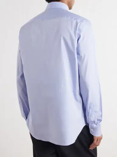 Canali Impeccabile Cutaway-Collar Cotton-Poplin Shirt - Men | Thumbnail 4 Canali Impeccabile Cutaway-Collar Cotton-Poplin Shirt - Men | Thumbnail 4