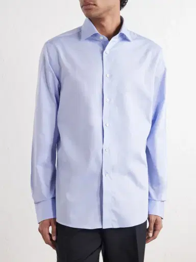 Canali Impeccabile Cutaway-Collar Cotton-Poplin Shirt - Men | Thumbnail 5 Canali Impeccabile Cutaway-Collar Cotton-Poplin Shirt - Men | Thumbnail 5