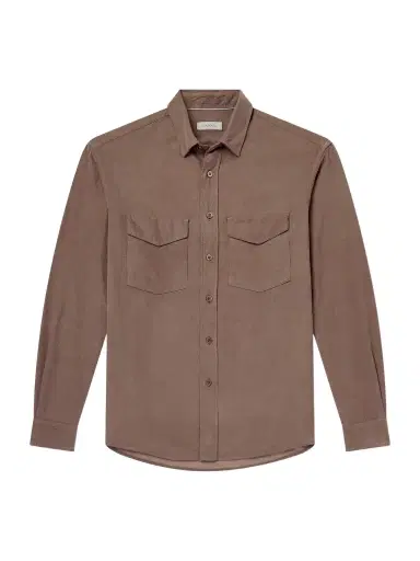 Canali Cotton-Corduroy Shirt - Men | Thumbnail 1 Canali Cotton-Corduroy Shirt - Men | Thumbnail 1