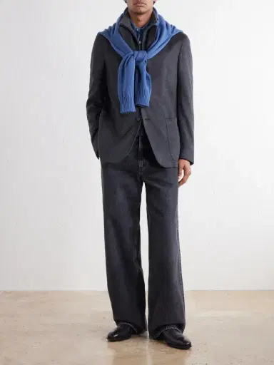 Zegna Oasi Cashmere Zip-Up Blazer - Men | Thumbnail 2 Zegna Oasi Cashmere Zip-Up Blazer - Men | Thumbnail 2