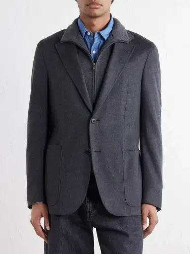 Zegna Oasi Cashmere Zip-Up Blazer - Men | Thumbnail 3 Zegna Oasi Cashmere Zip-Up Blazer - Men | Thumbnail 3